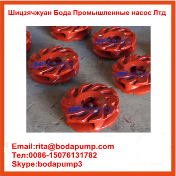 Larga vida de procesamiento de minerales Horizontal centrifugal Slurry Pump Parts